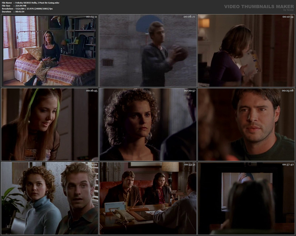 Felicity S03E03 Hello, I Must Be Going.mkv