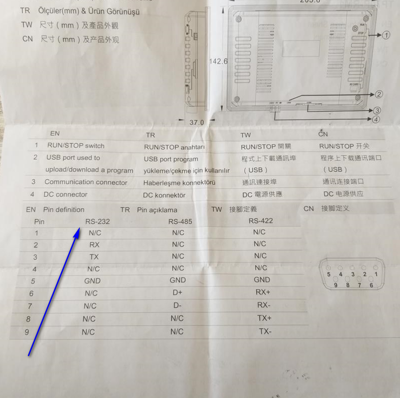 Connecting Delta TP70P-RM1 HMI to Inovance H1U-2416MT-XP. Connecting Delta TP70P-RM1 HMI to Inovance H1U-2416MT-XP.