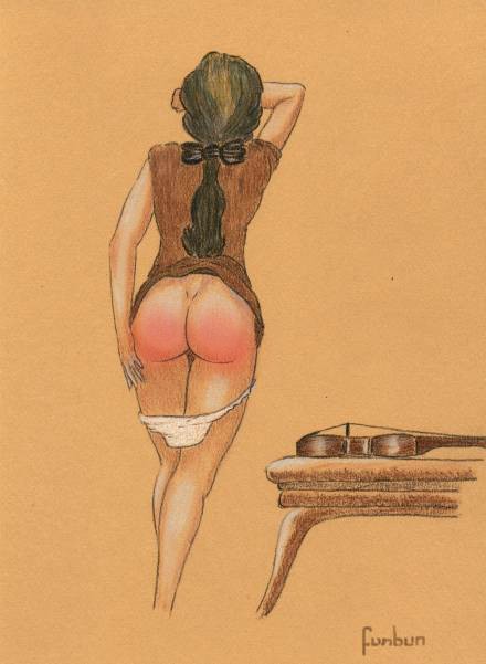 440px x 601px - Naughty Girls Getting Spanked Drawings | BDSM Fetish