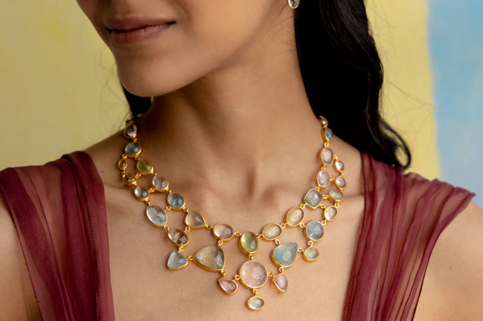 Necklaces with bibs
