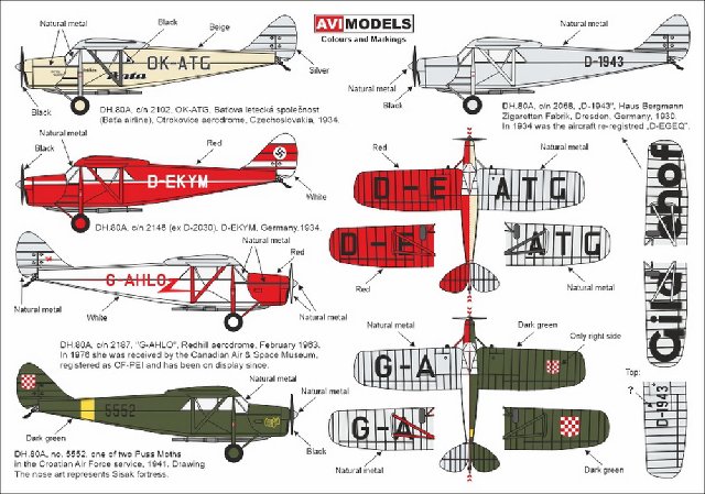 1/72 - de Havilland DH.80 Puss Moth by AVI Models - released - new DH.80A  boxing by LF Models - The Rumourmonger - Britmodeller.com