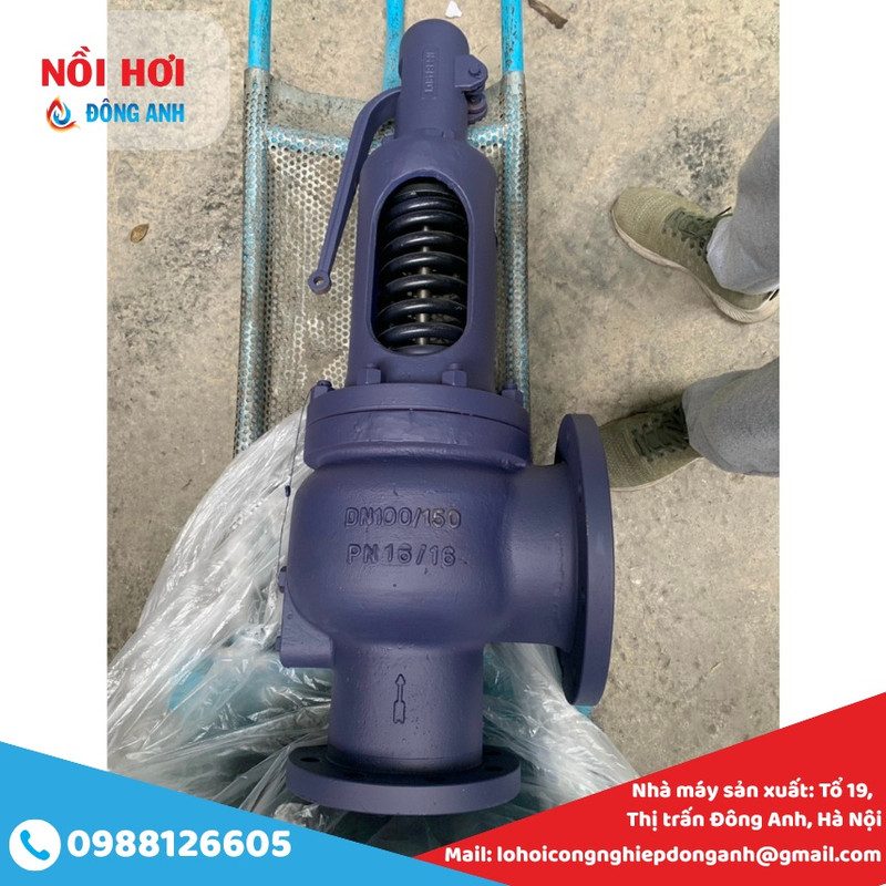 van an toàn mặt bích dn100