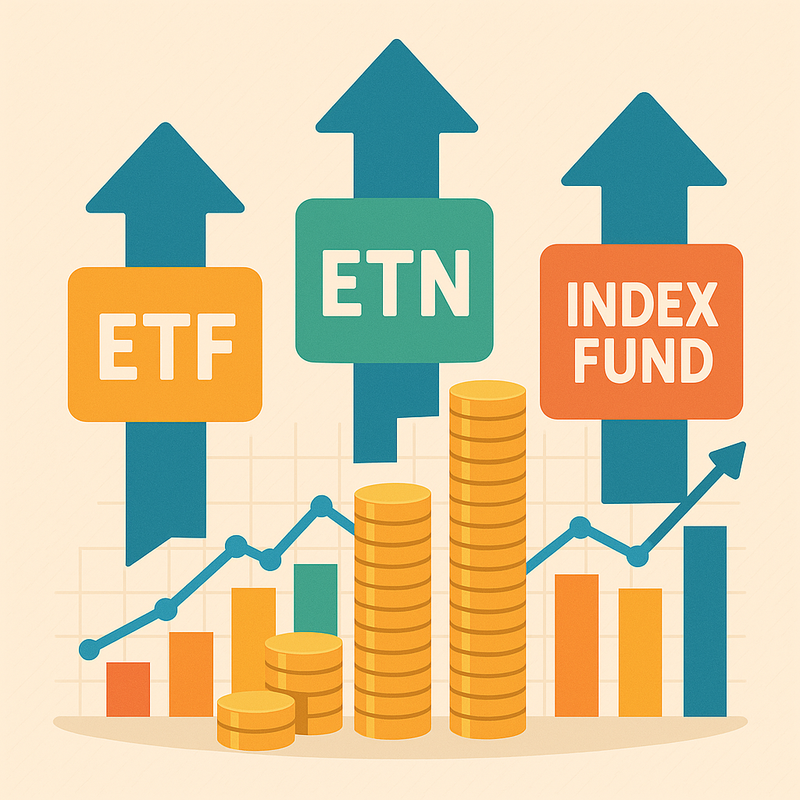 ETF ETN 인덱스펀드 이미지