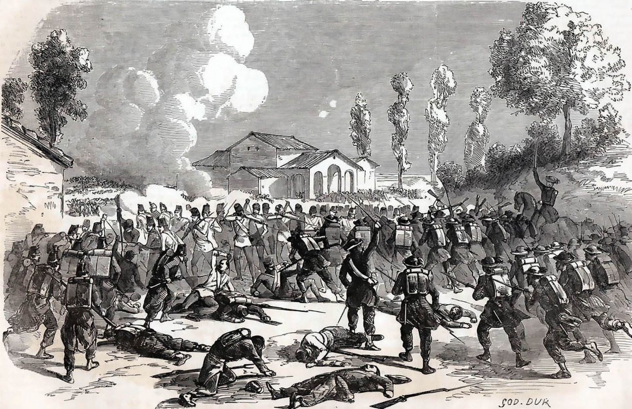 Franco austriaca Palestro La batalla de Palestro Los piamonteses repelen a los austriacos 30 de ma