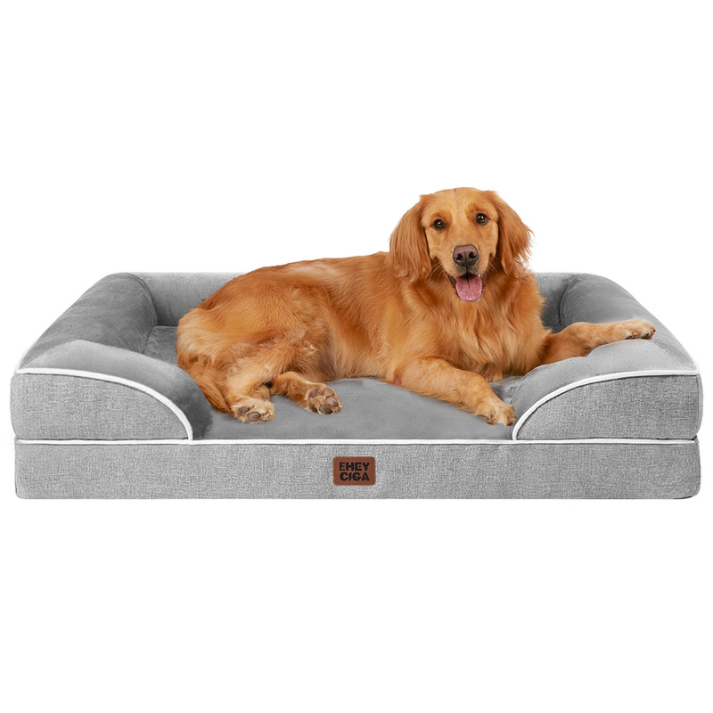 EHEYCIGA Orthopedic Extra Large Dog Bed 44in Waterproof Washable XL