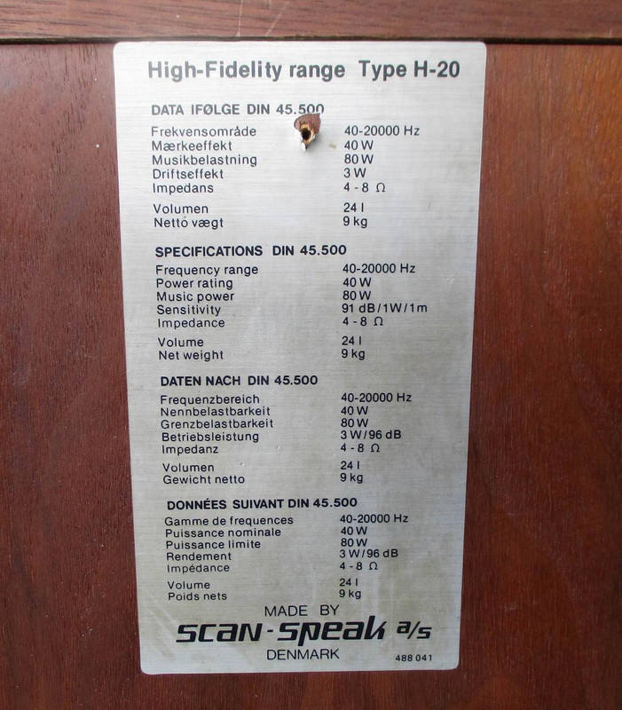 SCAN SPEAC H-20-Z1