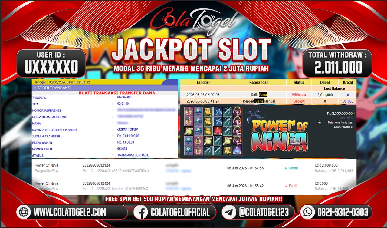 JACKPOT SLOT GACOR!!