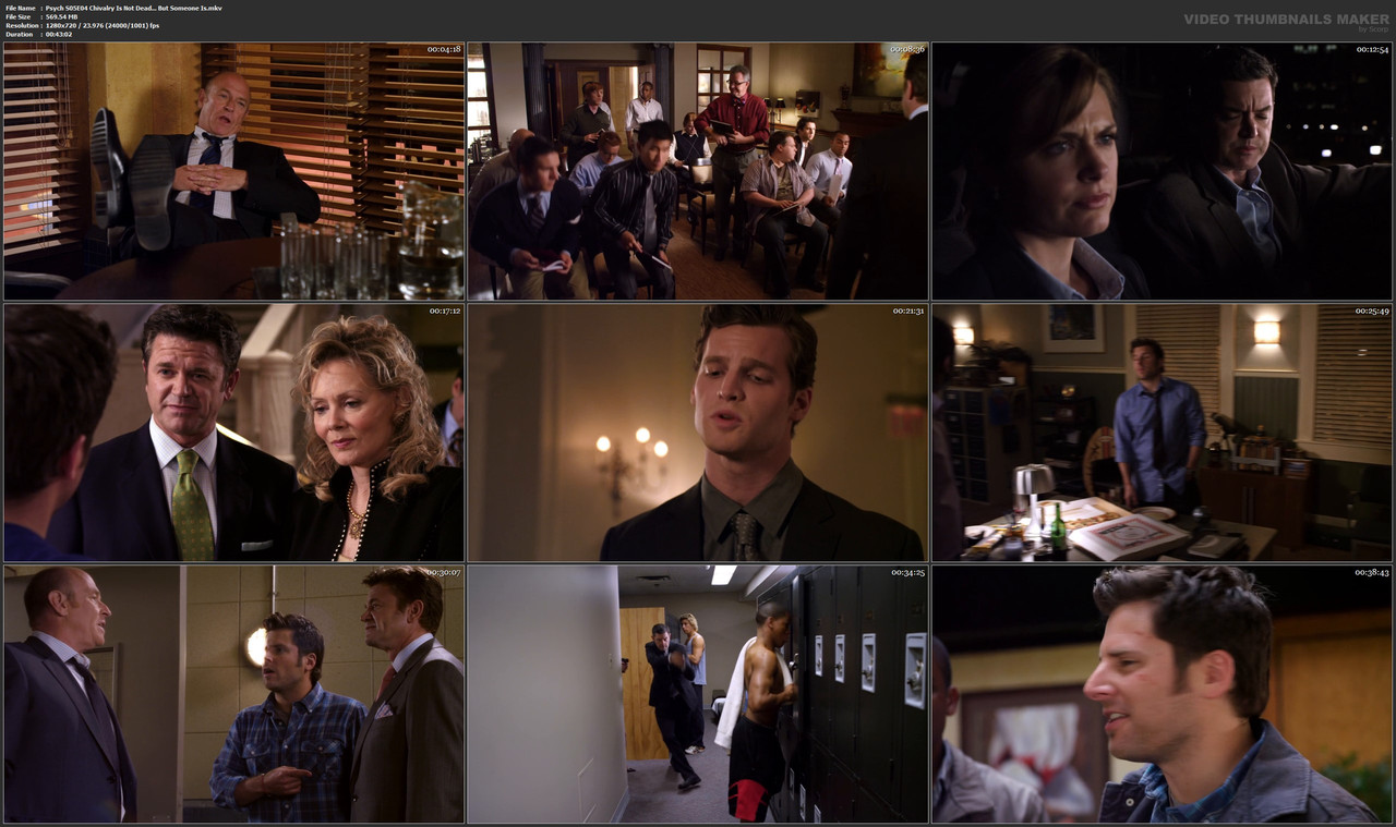 Psych S05E04 Chivalry Is Not Dead... But Someone Is.mkv