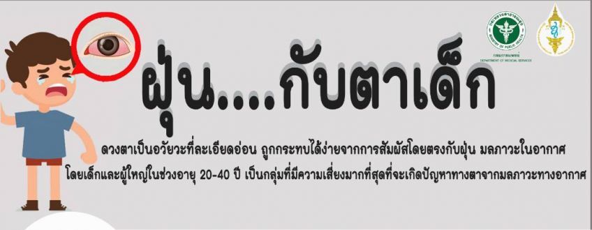 ฝุ่นจิ๋ว PM 2.5 กับดวงตาเด็ก