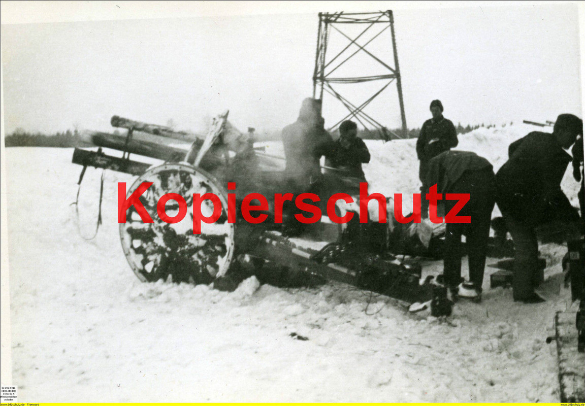 Orig. Fotos Artillerie Pak Geschütze Russland Russia Leningrad 1942-