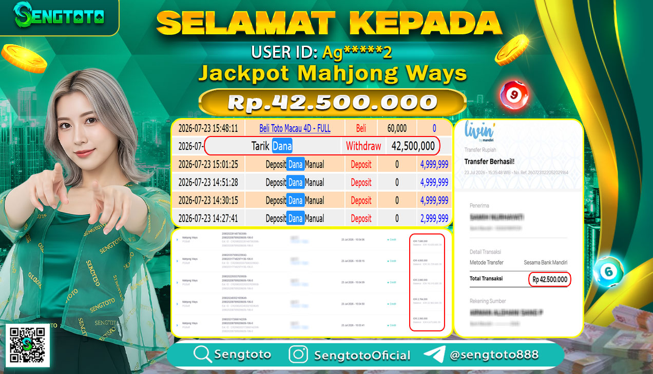 BUKTI PEMBAYARAN SLOT MAHJONG WAYS