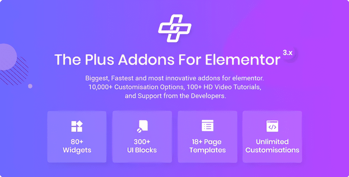 The Plus – Addon for Elementor Page Builder WordPress Plugin