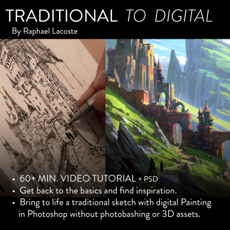 ArtStation - Traditional to Digital with Raphael Lacoste