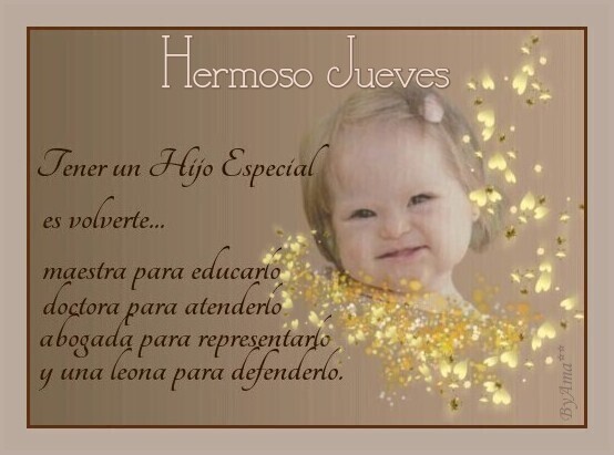 un hijo especial  Jueves