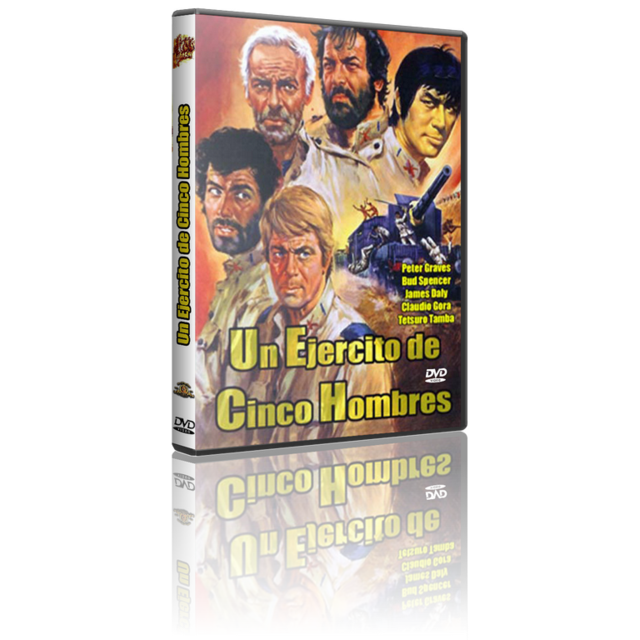 Portada - Un Ejército de Cinco Hombres [DVD9 Full][Pal][Cast/Ing][Sub:Varios][Western][1969]