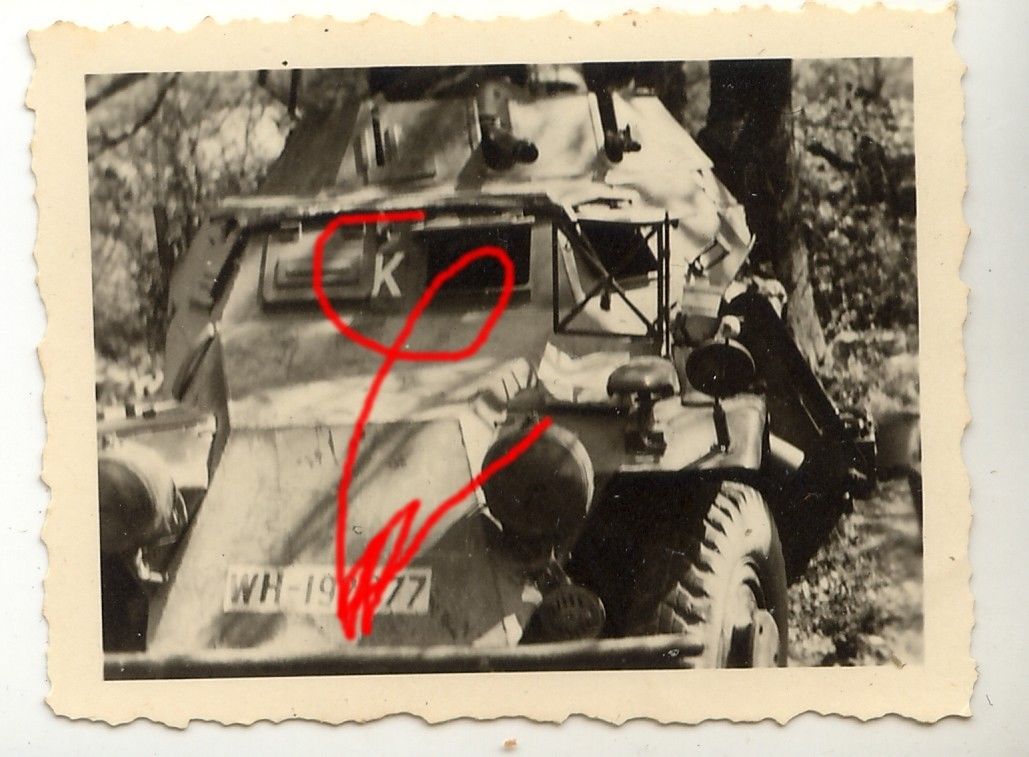 Feldzug deutscher Panzer Spähwagen SdKfz Nummern
