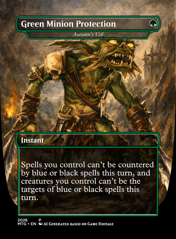 Autumn s Veil (Green Minion Protection)