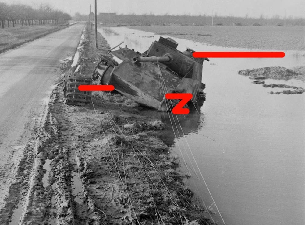 Panther Ausf.G in Holland. December 1944 (1)