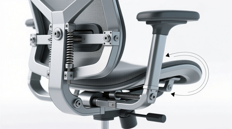 Устранение люфта в спинке кресла