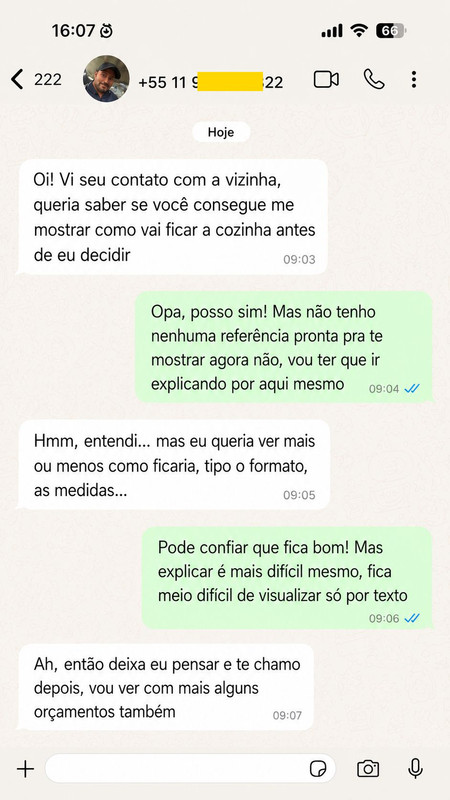 Antes WhatsApp