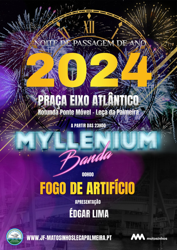 Toupeiras - Passagem de Ano 2024 - Matosinhos e Leça da Palmeira
