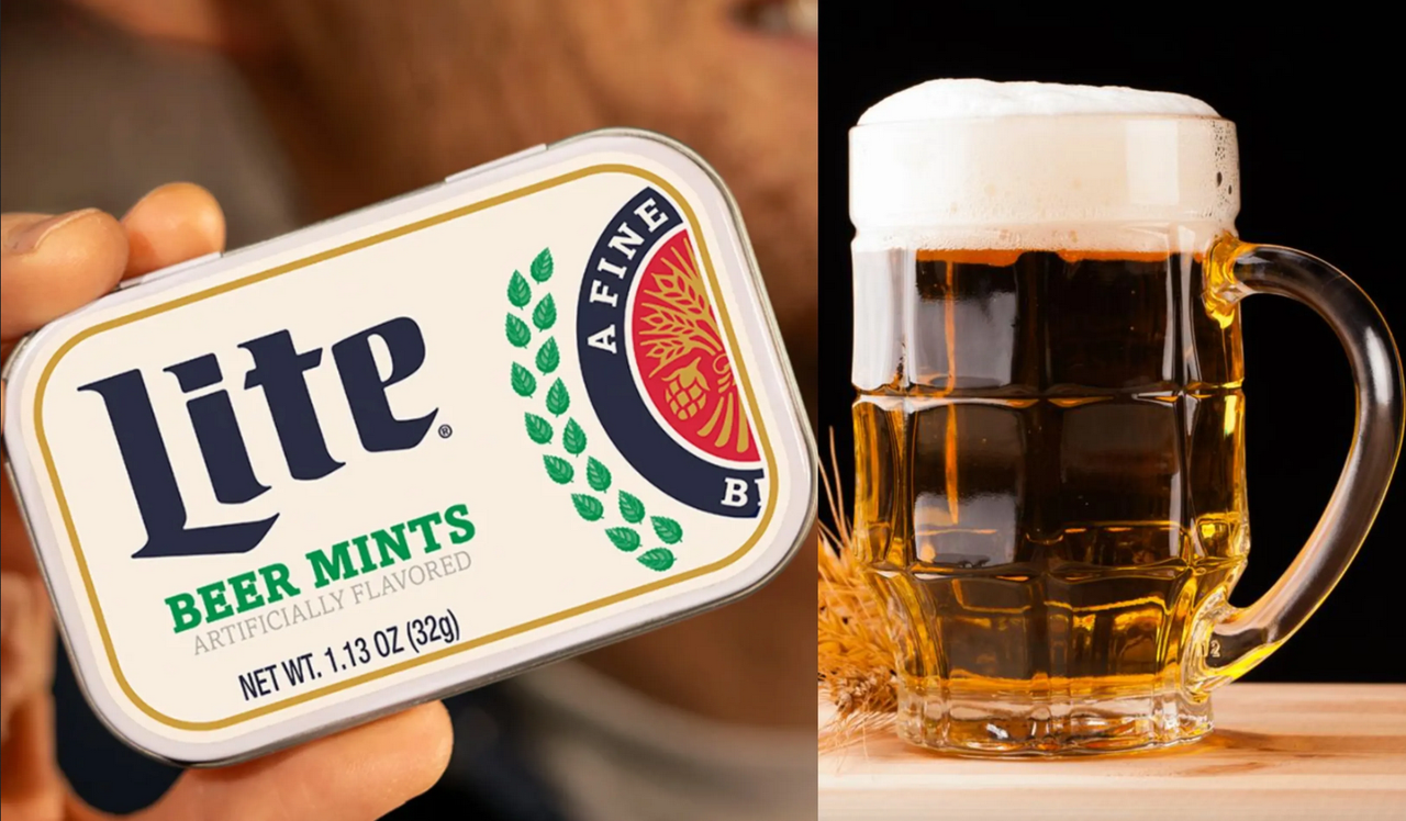 Bebida lager estadounidense lanza pastillas de menta sabor a cerveza