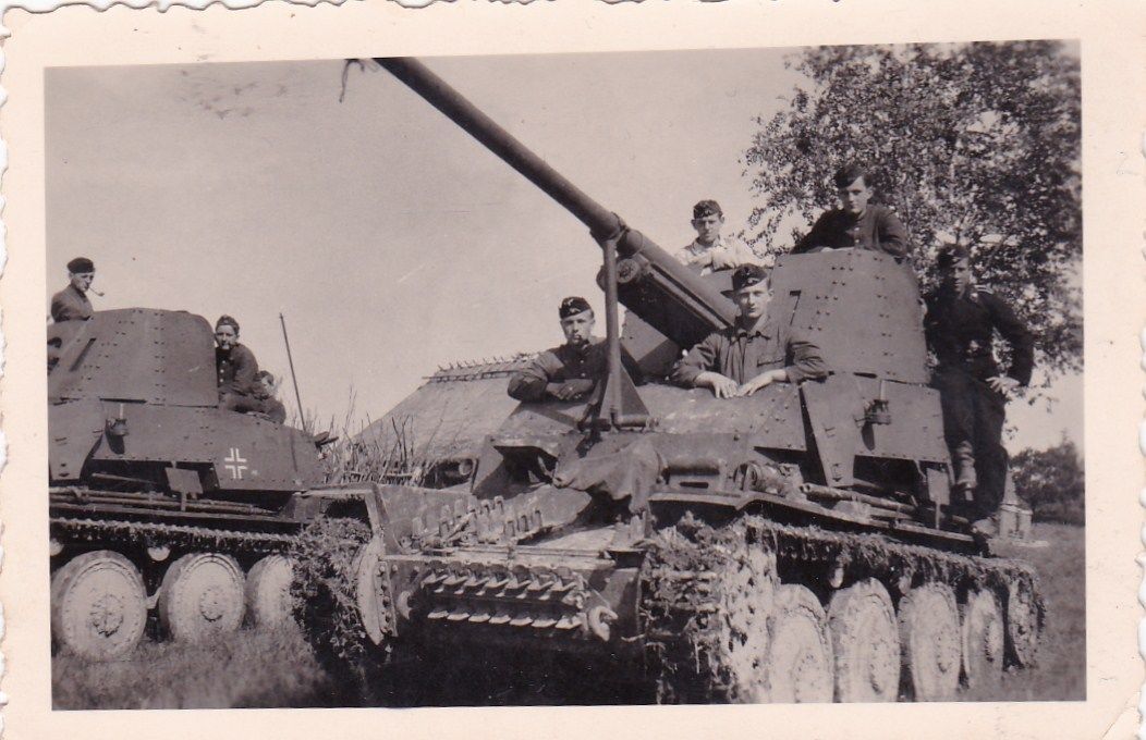 Foto 2x Marder III Sd.Kfz.139 Panzerjäger Tank O