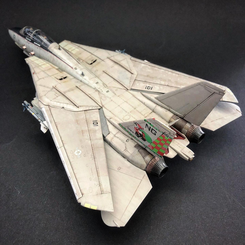 Hasegawa 1/72 F-14D Tomcat VF-101 Grim Reapers Modellbausatz - 176 Teile