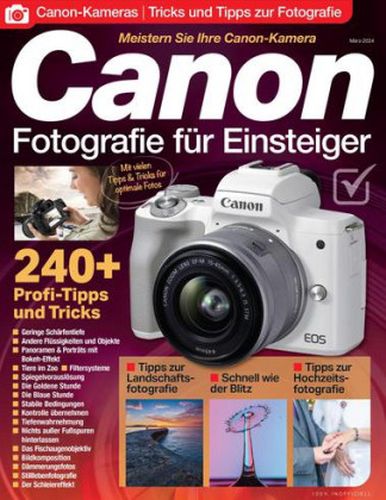 Cover: Canon-Fotografie für Einsteiger Magazin März 2024