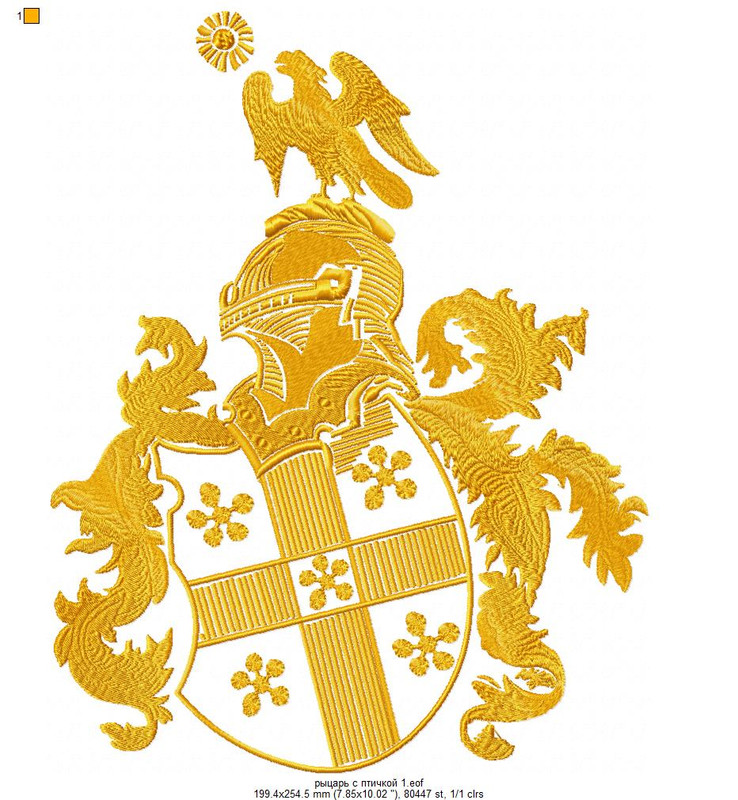 рыцарь с птичкой 1