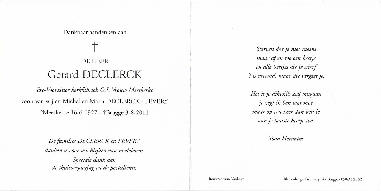 DeclerckGerard