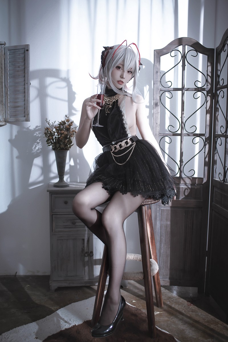 切切Celia 明日方舟 W 礼服 Cosplay 高清写真 20P插图