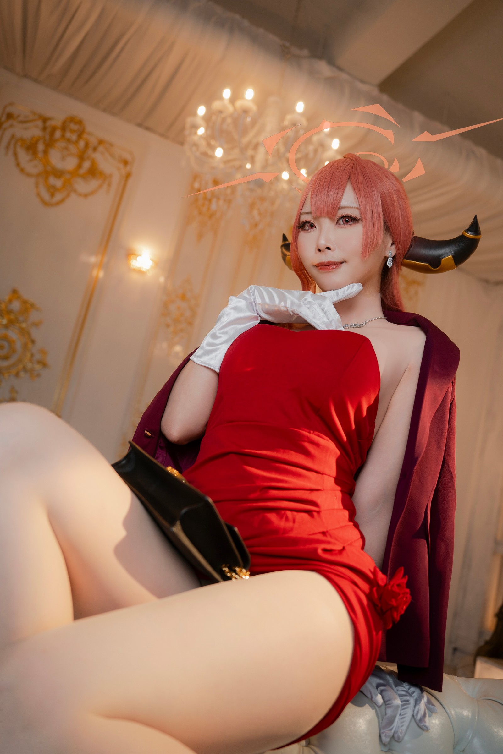 Maou Mo – Rikuhachima Aru Cosplay 高清写真（13P-149.3M）蔚蓝档案角色插图6