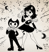 bendy_x_alice___bendy_and_the_ink_machine_by_saphirahh-dbbjrbi