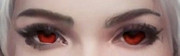 Eyes(rarely wears makeup besides kohl lines eyes)