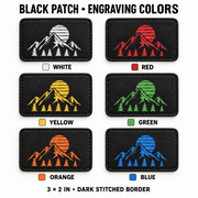 Black patch engraving color choices