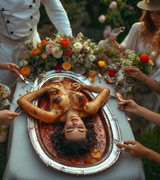 Garden wedding wom served Blackh 0 34