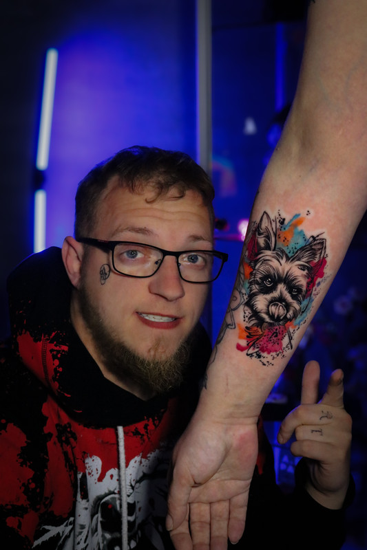 Detailed color tattoo Rotterdam – Minerva Atelier