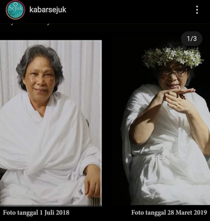 Foto terakhir Lia Eden di tahun 2019 lalu