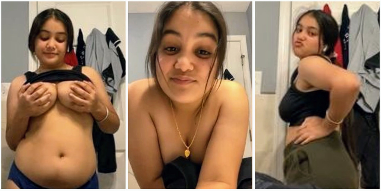 Desi Hot girl flashing her boobs and spreading her ass closeup