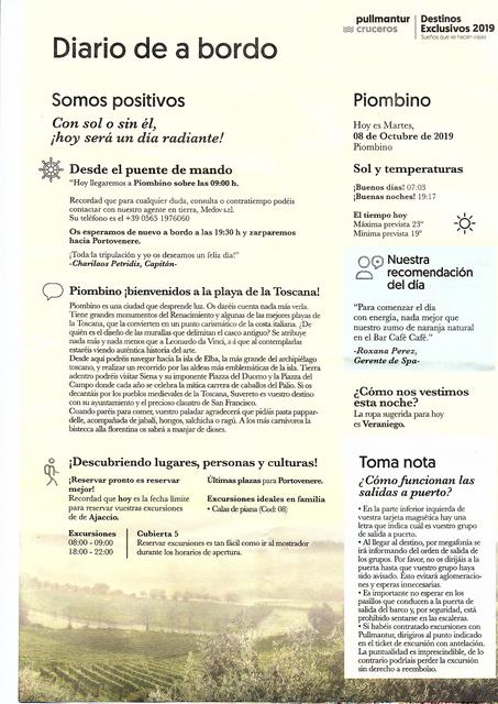 Piombino. Día 8, martes - Minidiario de Bitácora VIII. Rincones Secretos del Mediterráneo. 5 Octubre 2019 (1)