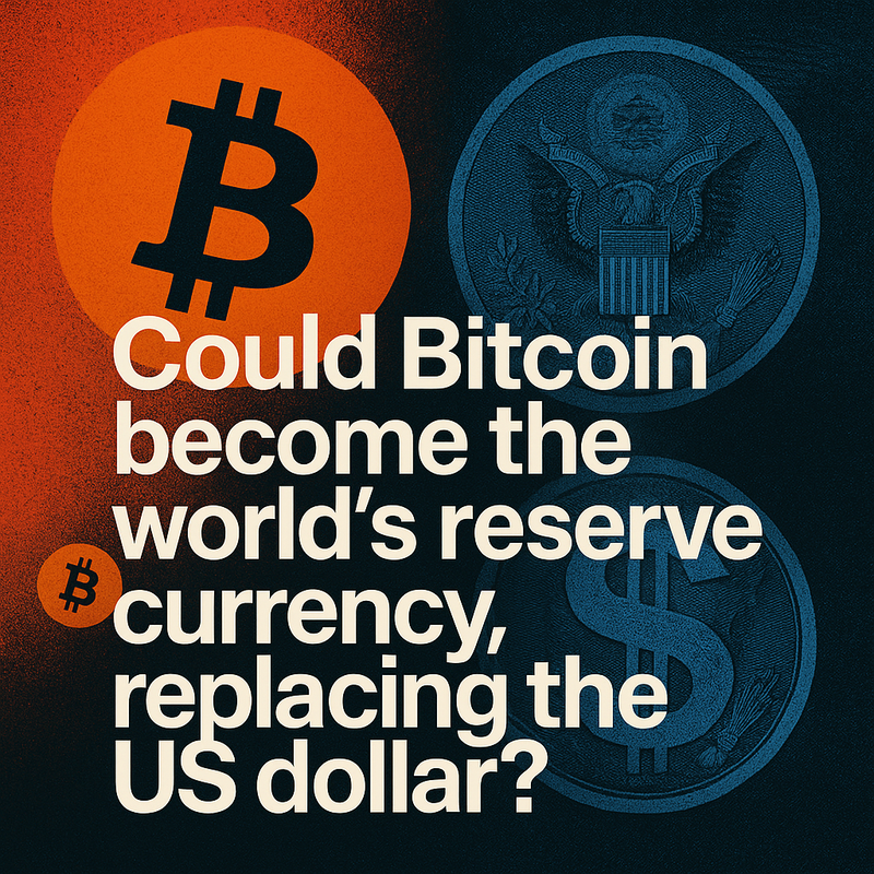 Could Bitcoin become the world’s reserve currency, replacing the US dollar?