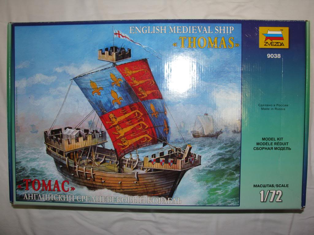 Zvezda 1/72 English Medieval Ship Thomas - Fin 28 April 2014