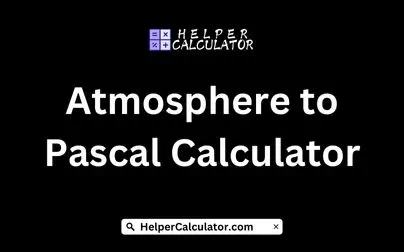Atmosphere to Pascal Calculator