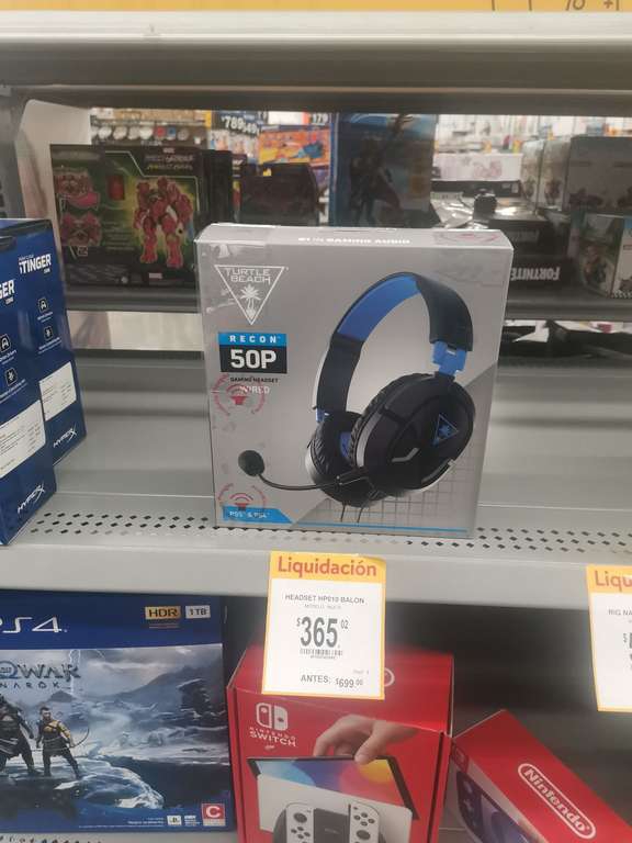 Walmart Audífonos headset Turtle Beach Recon 50P en Liquidacion 
