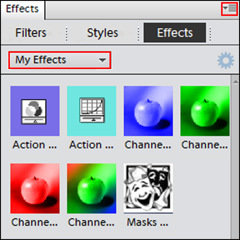 Effects Panel