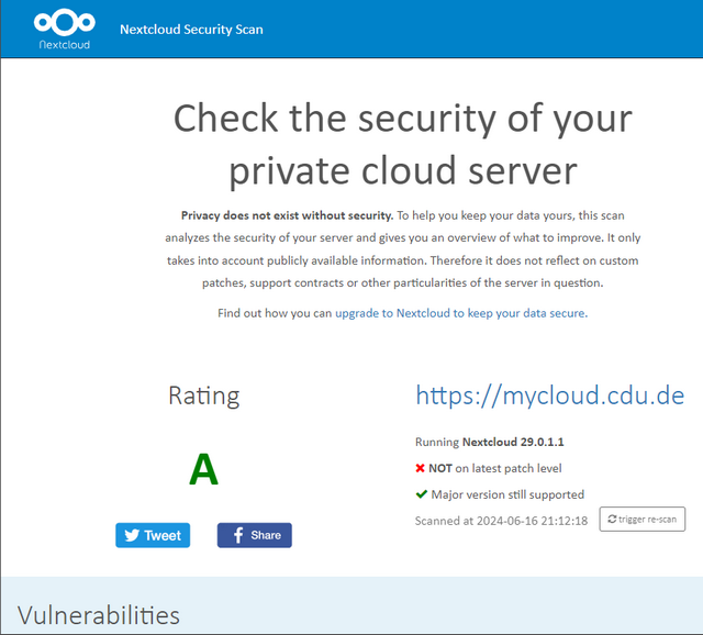 NextCloud-Server der CDU