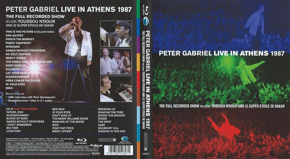 Peter Gabriel - Live In Athens 1987