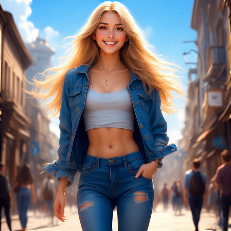 An-young-woman-walking-on-a-st-10