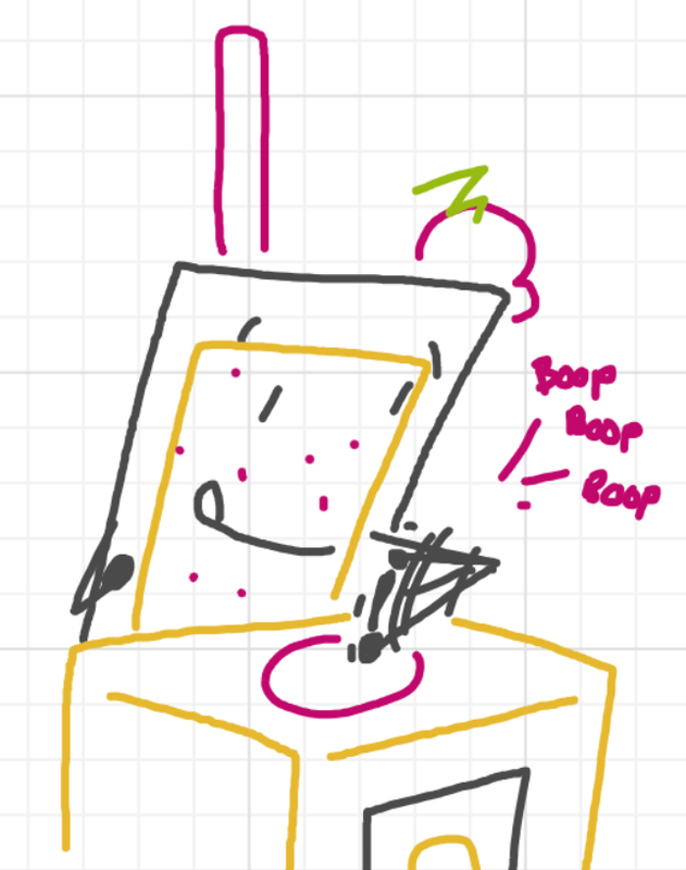 A panel from You're In Danger, Boy, episode seven of the Board Boards object show by Furretwalk/WalkingFurret.